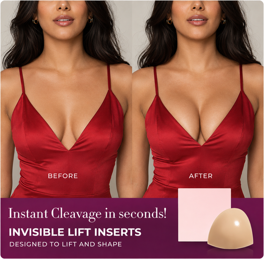 Invisible Lift Inserts - Instantly Add Two Cup Sizes