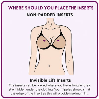 Invisible Lift Inserts - Instantly Add Two Cup Sizes